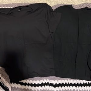 2 Black T-shirts